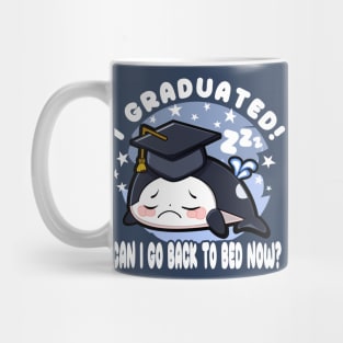 Orca Graduated Can I Go Back To Bed Now White Mug